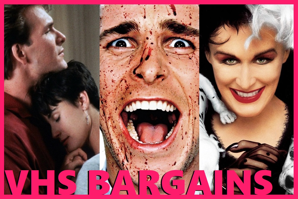 VHS Bargains: 101 Dalmatians, Ghost, American&nbsp;Psycho